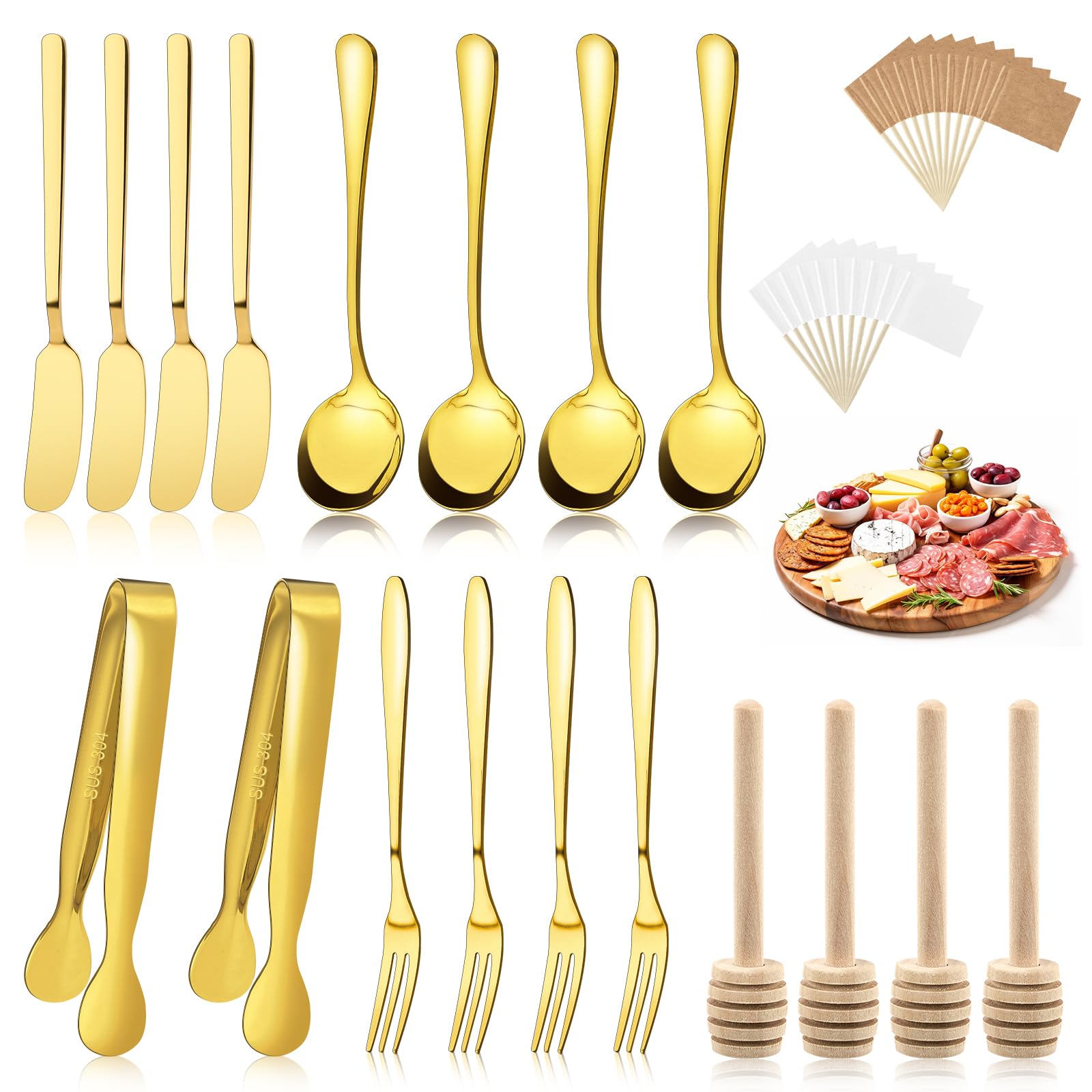 Qeirudu gold cheese spreader for smooth topping on crackers
