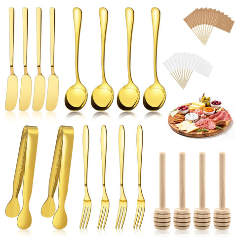 Qeirudu gold cheese spreader for smooth topping on crackers