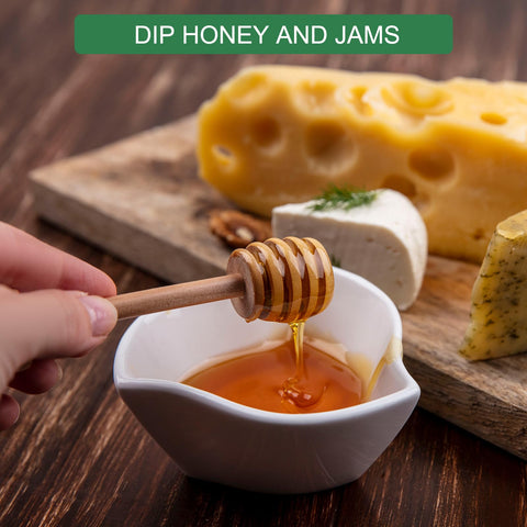 Qeirudu honey dipper drizzles honey neatly over treats