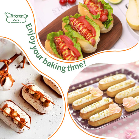 QELEG two-piece set inspires muffins, buns, quiches, and more.