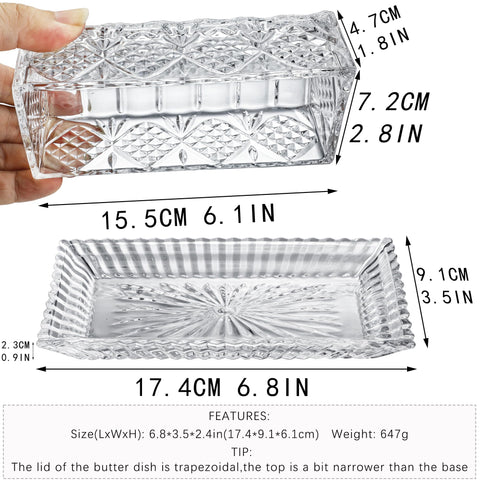 QFkris butter dish is dishwasher safe, easy cleanup