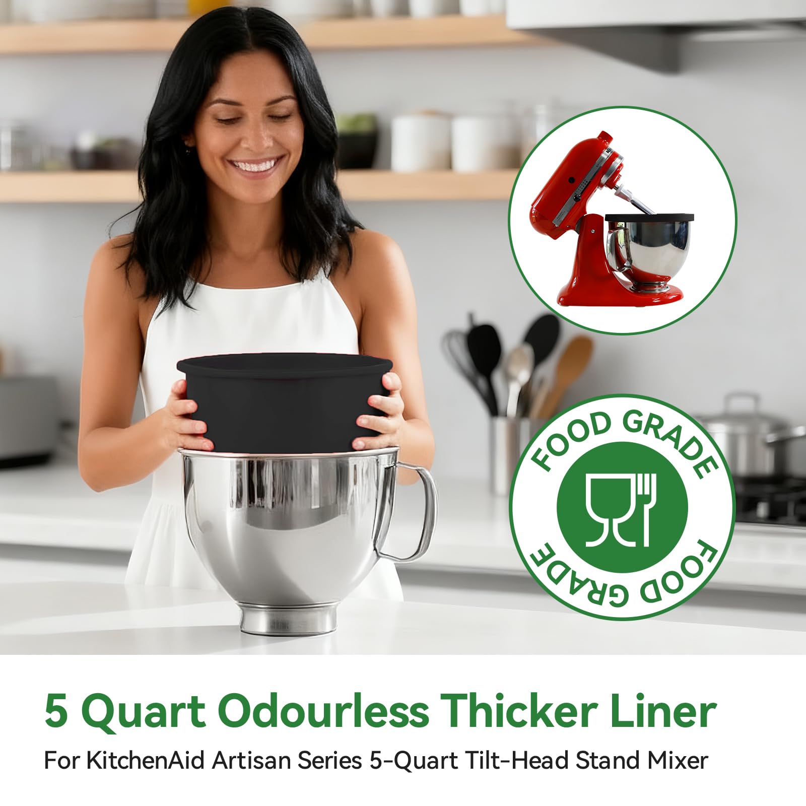 QHMENG lids fit silicone liners for secure storage after mixing.