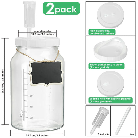 Qianfenie durable glass jars suitable for kitchen storage of dry goods