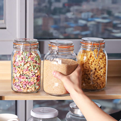 Qianfenie gift-ready kitchen jar set for stylish storage.