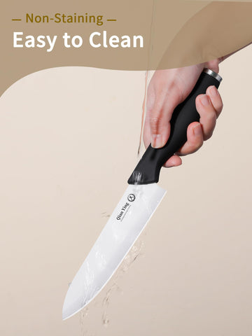 Qianying knife set protective sheath keeps blades safe and organized.