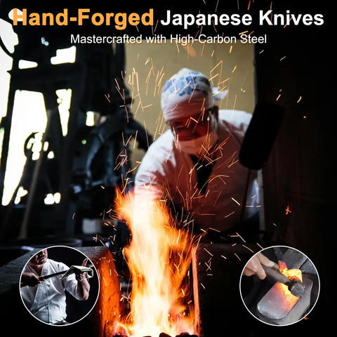 Qianying chef knife with black blade, precise chopping for weeknight meals.