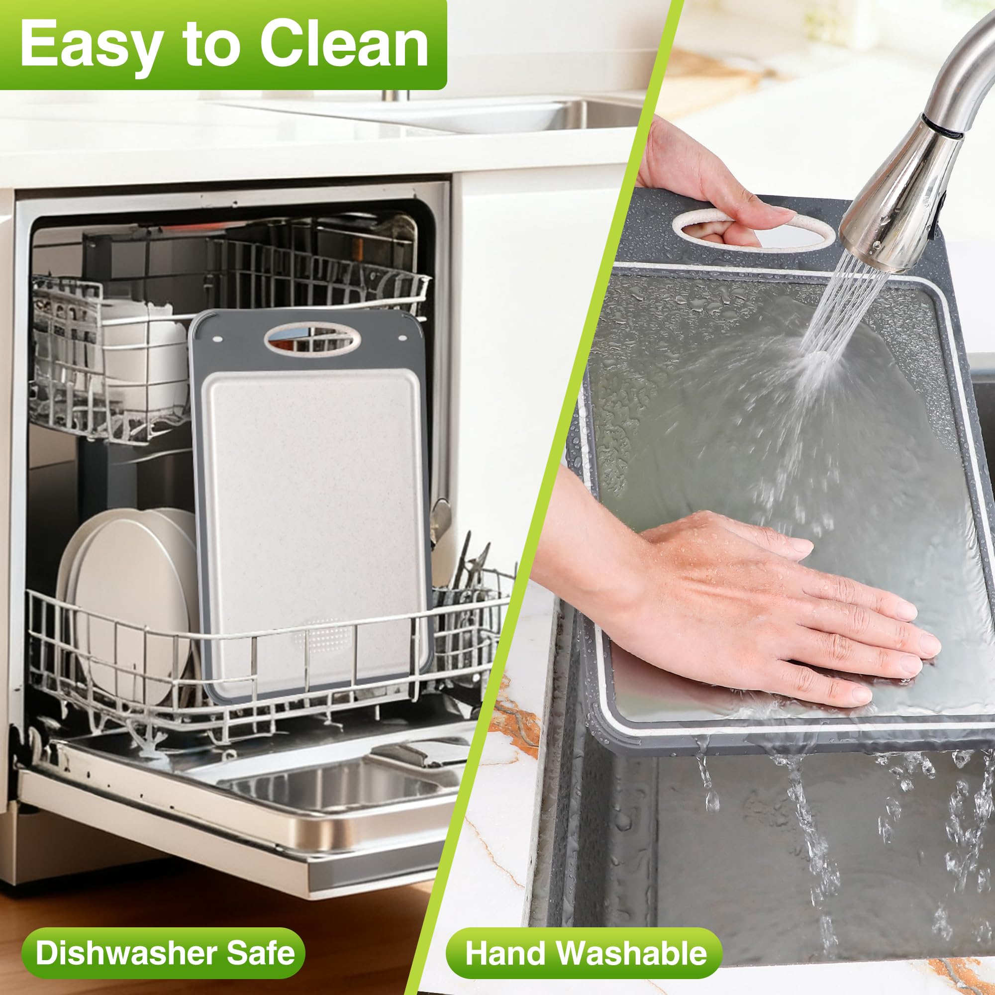 Qianying cutting board dishwasher-safe for quick cleanup