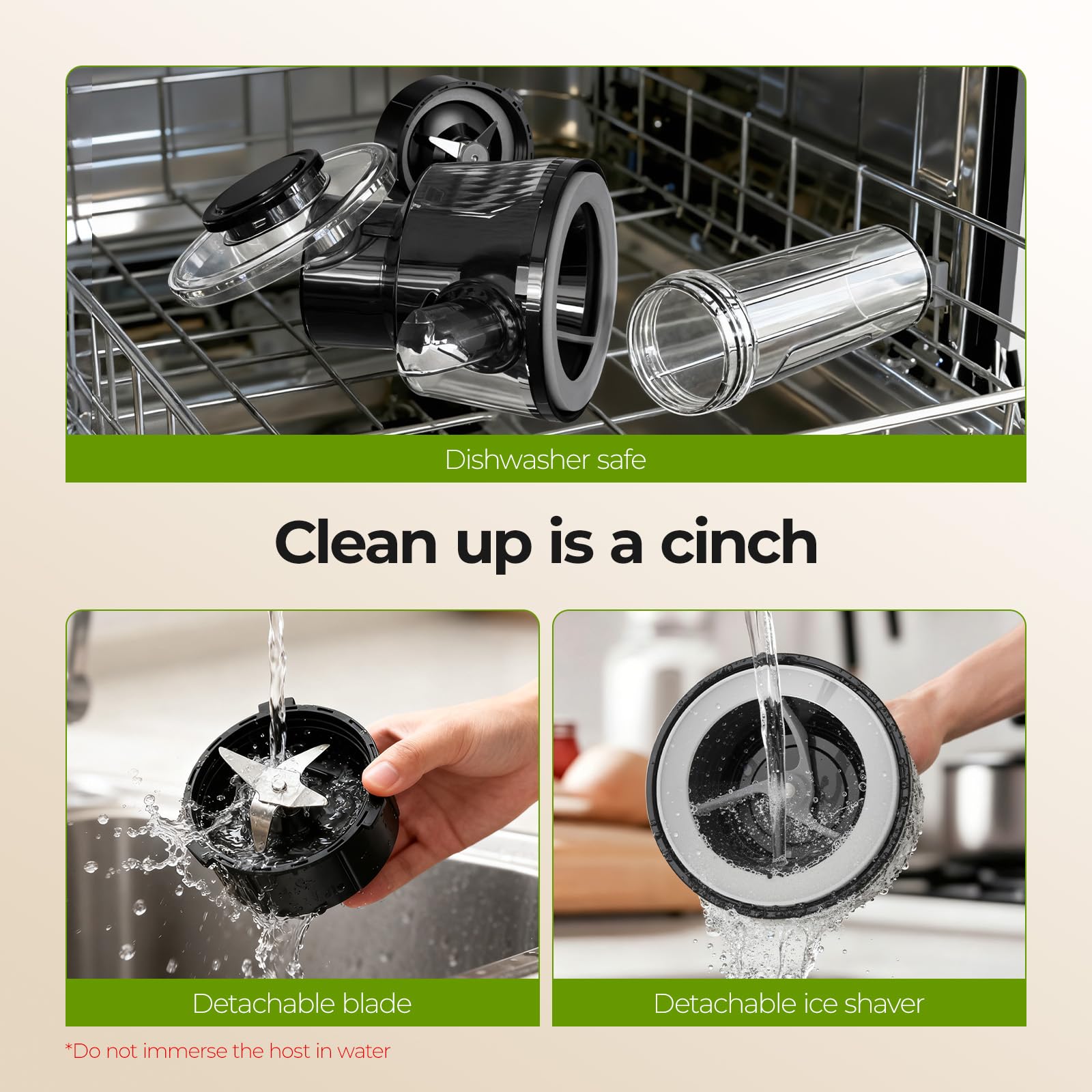 QIBOX BPA-free parts ensure easy cleaning and safe use.