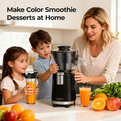 QIBOX compact front view highlights space-saving design for kitchens.