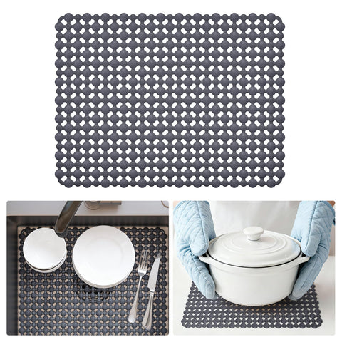 QiCaiJia sink mat withstands daily kitchen use without deformation