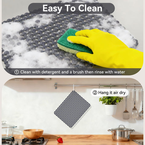QiCaiJia sink mat non-toxic and odor-free for family use