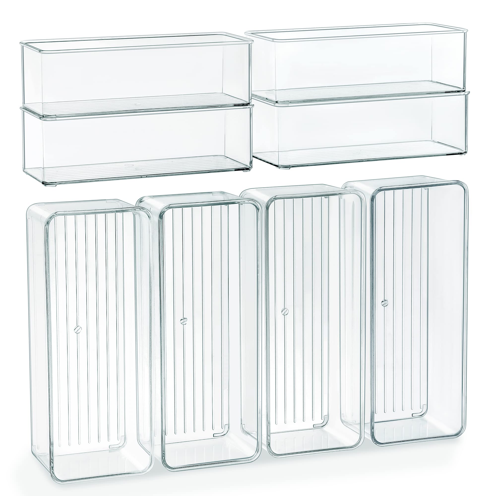 Qilinba flatware organizer bin streamlines storage and quick retrieval
