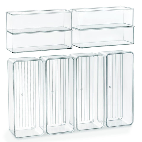 Qilinba flatware organizer bin streamlines storage and quick retrieval