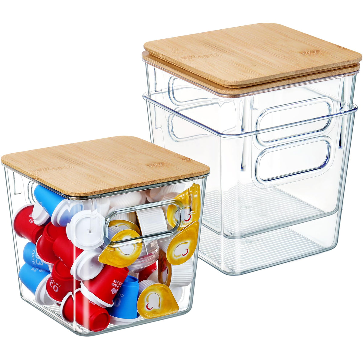 Qilinba K Cup Organizer large capacity basket holds 24+ K cups
