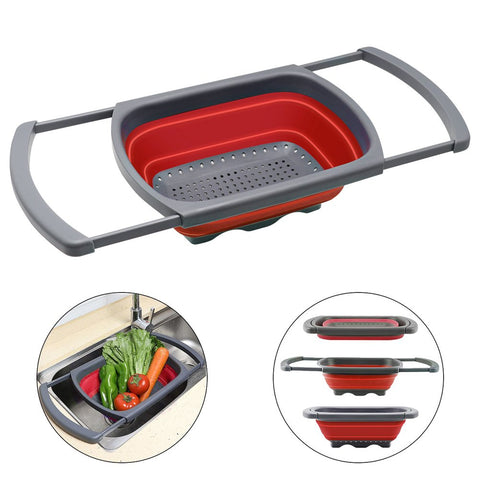 QiMH multi-use colander for washing produce and pasta prep