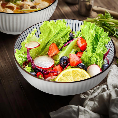 Dishwasher-safe ramen bowls designed for everyday use