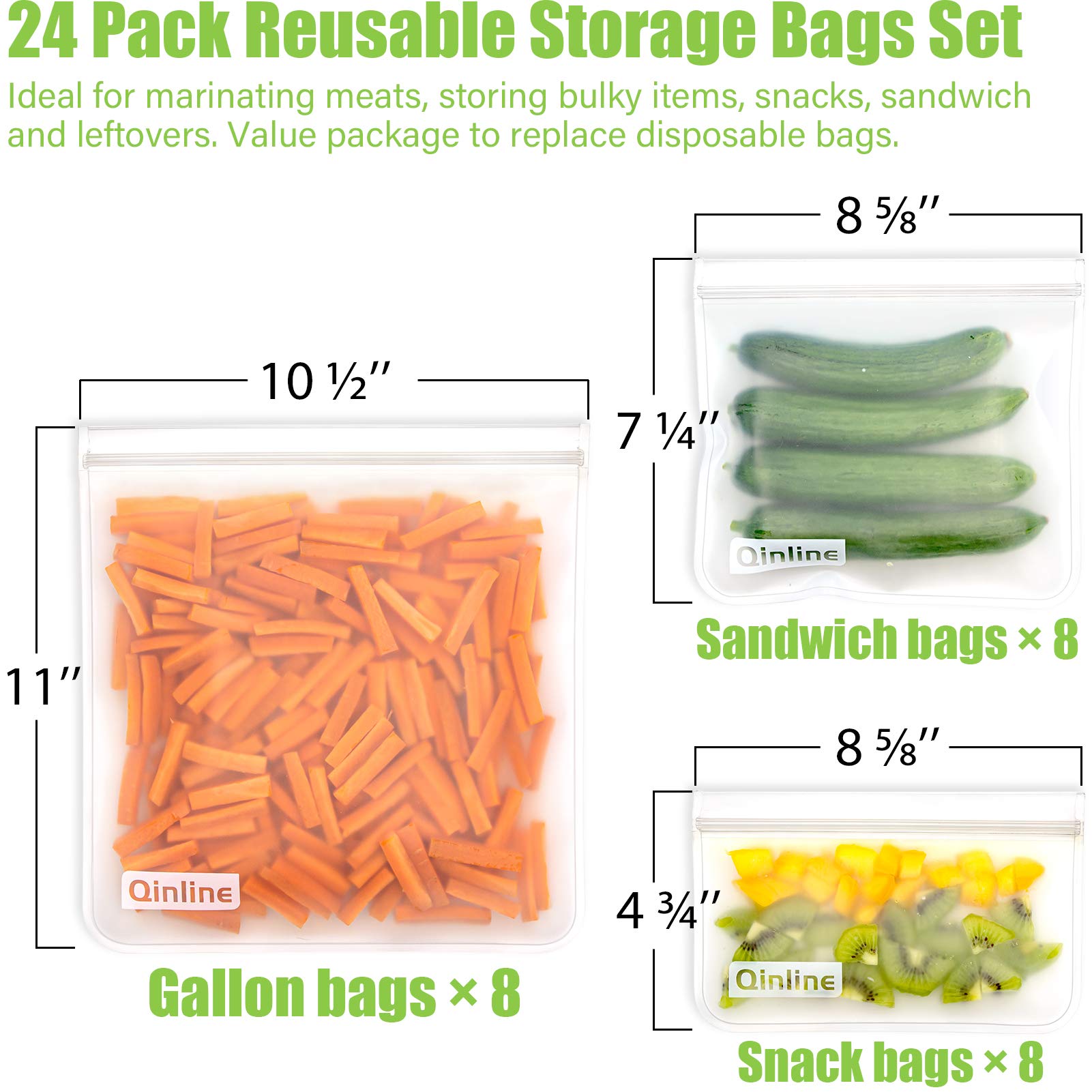 Qinline leakproof-seal bag prevents leaks during lunch and travel.