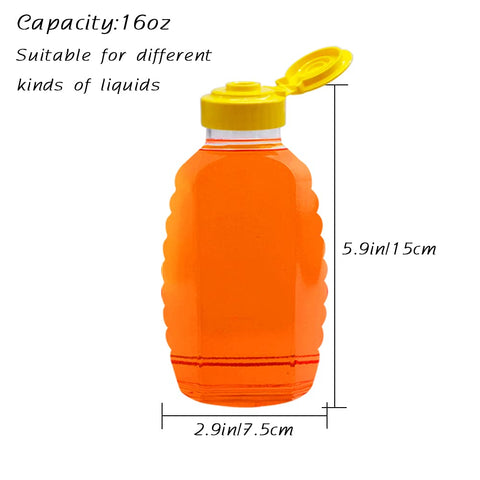 Qinsihwn 16oz bottle with leak-proof flip-top cap enabling mess-free pouring.