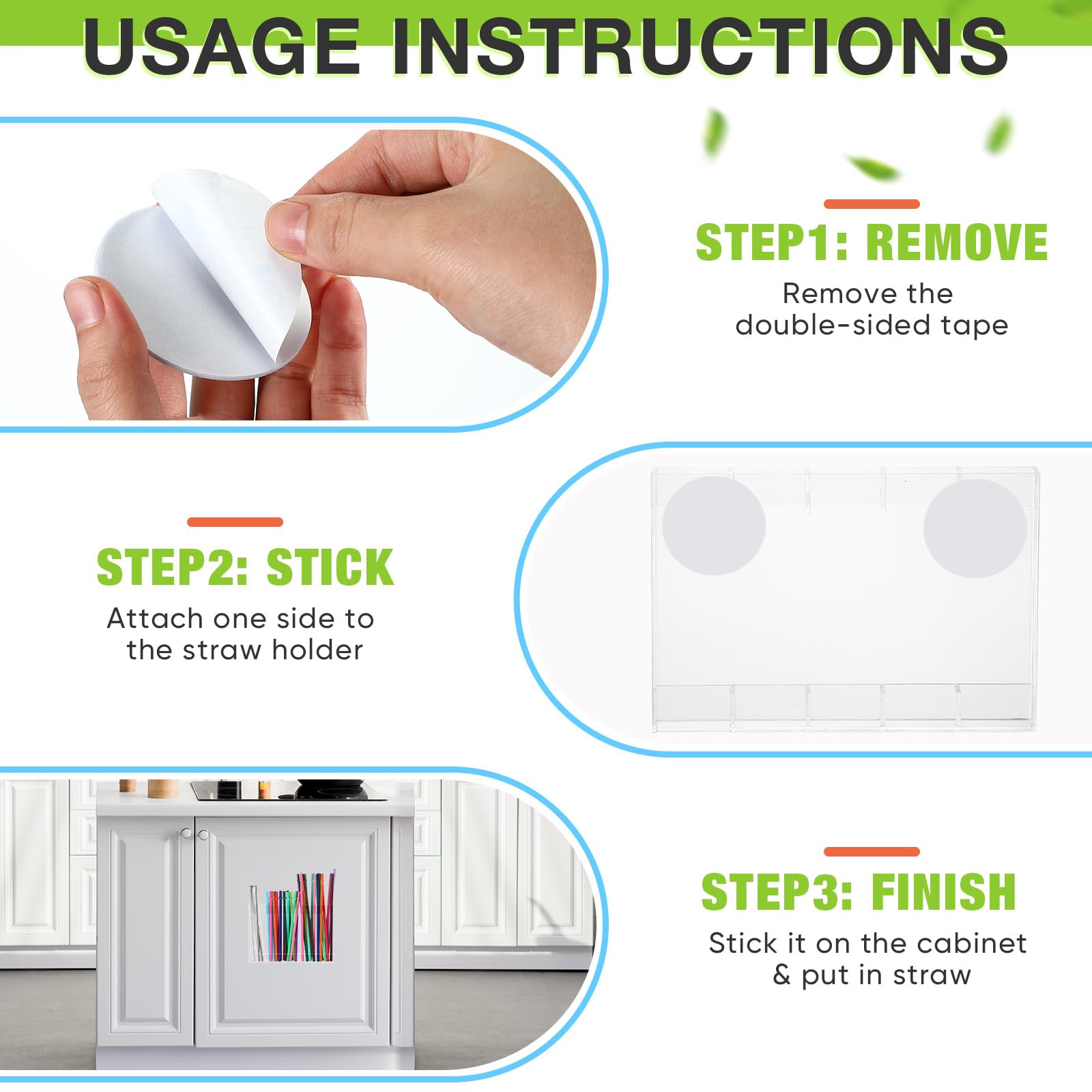 Qinyoung easy-clean straw holder simplifies maintenance and sanitation.