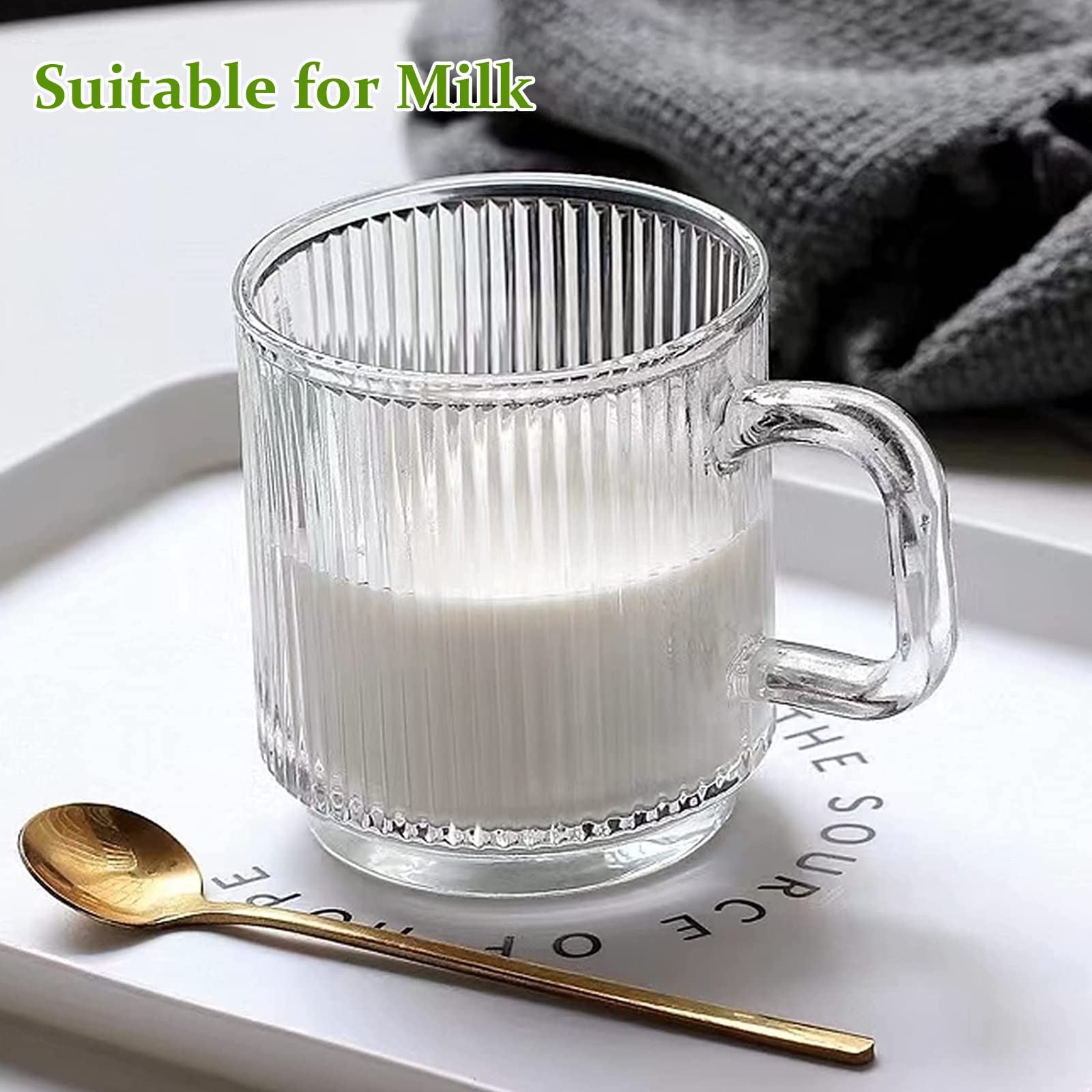 Qipecedm 12oz mug handles provide sturdy, comfortable grip