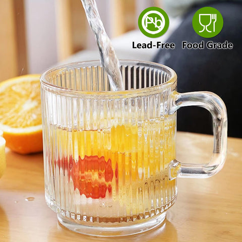Qipecedm glass mug set makes a thoughtful gift for coffee lovers