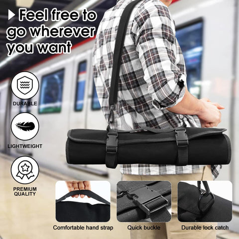 QIQU adjustable shoulder strap ensures comfortable carrying during busy kitchen days.