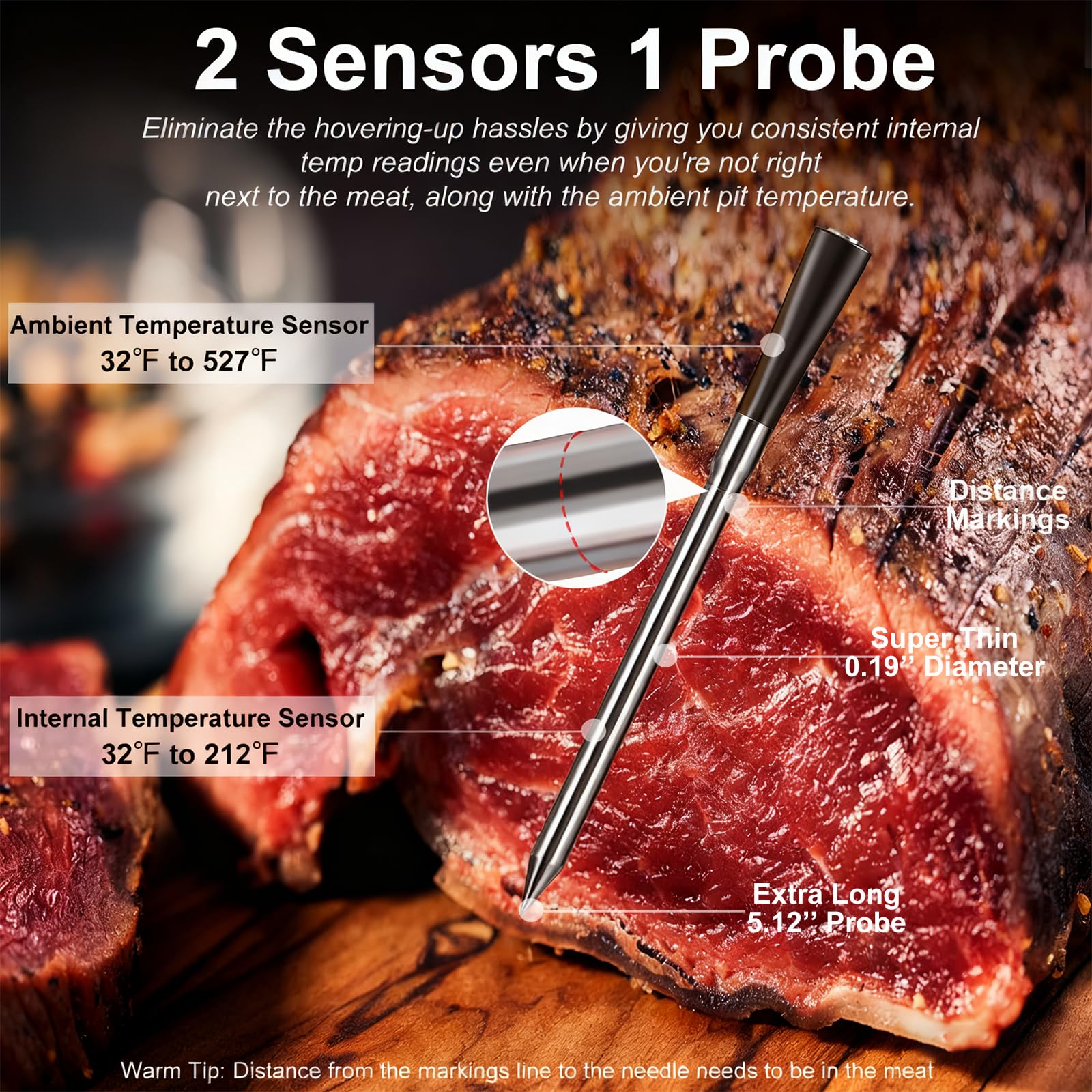 QIREDA signal booster base extending wireless range in kitchen