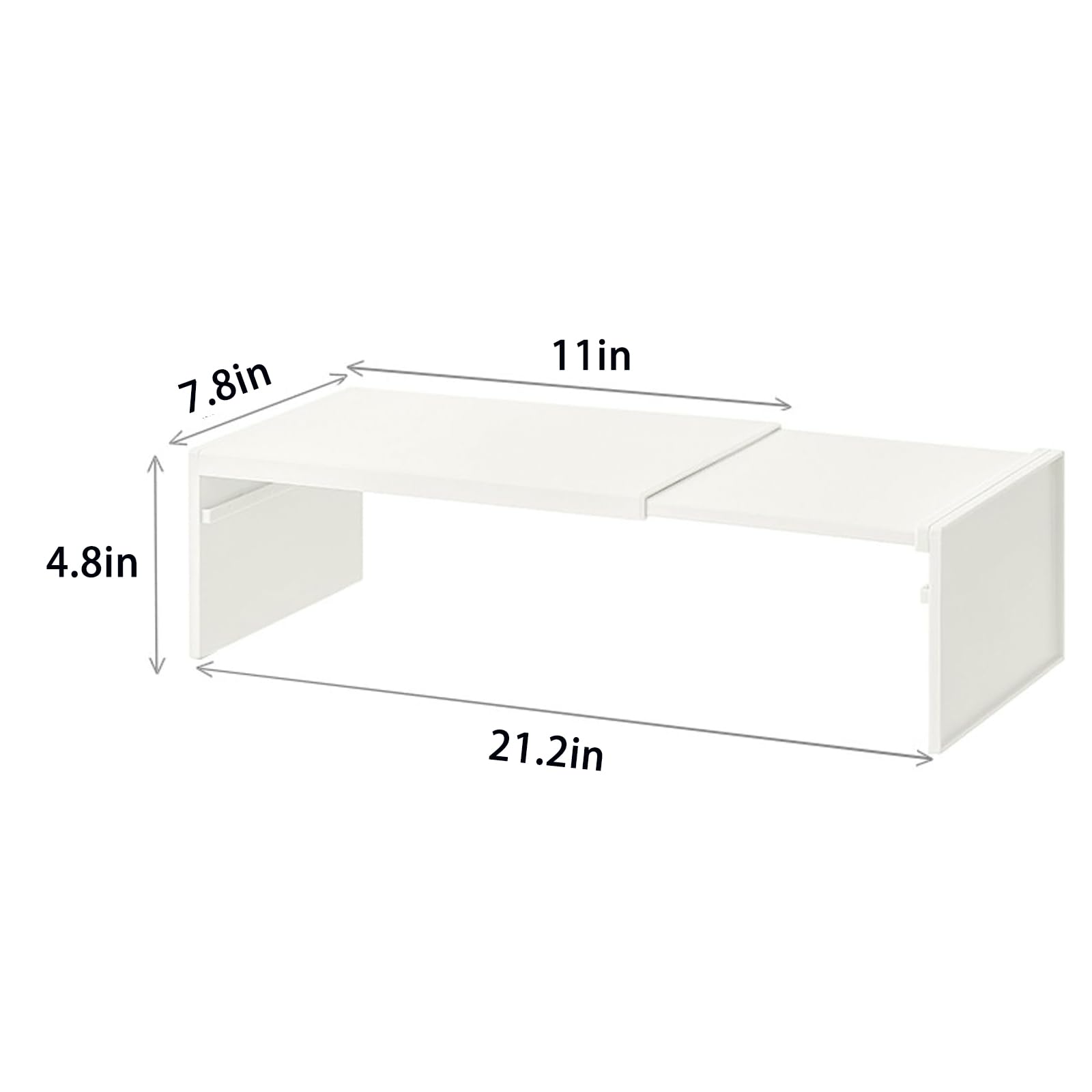 Qiyue cabinet shelf adjustable width adapts to different cabinet sizes