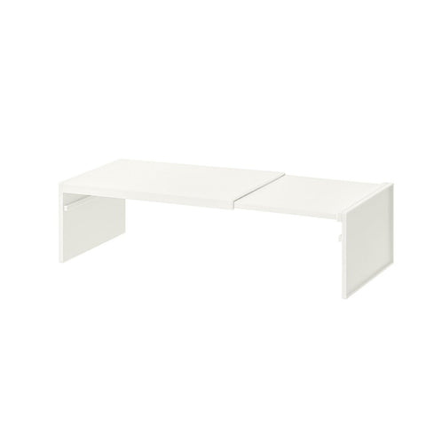 Qiyue cabinet shelf left view showing expandable design for tight spaces