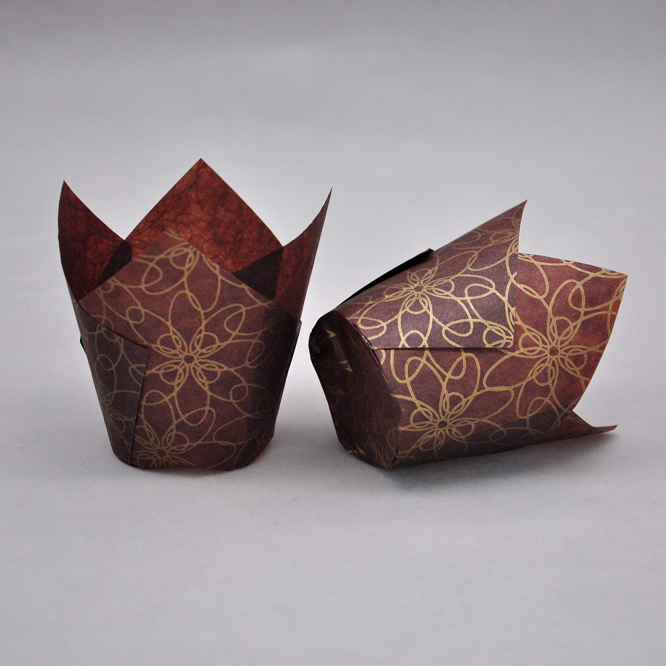 QLSmypkg greaseproof paper cups ensure easy release and clean menus.