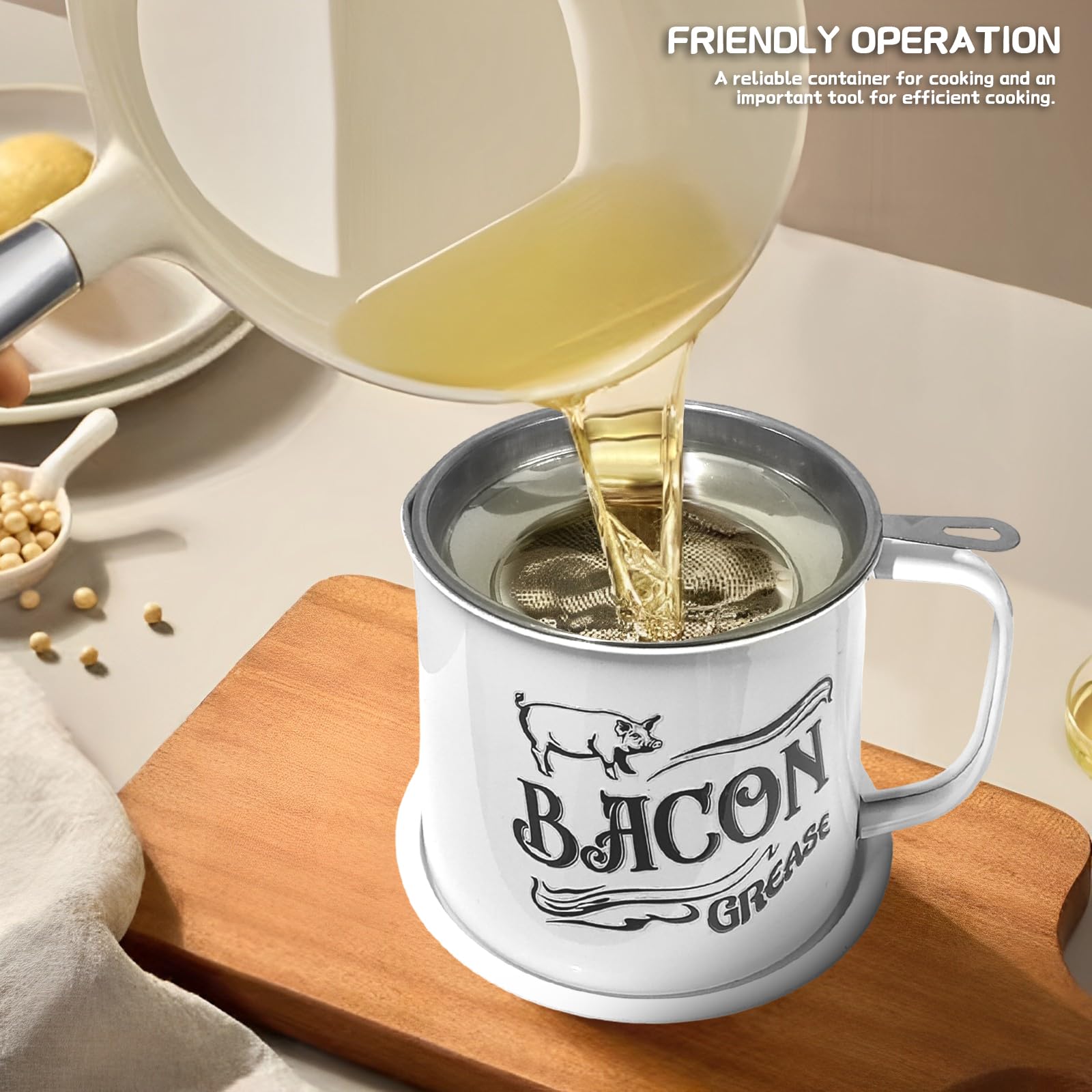 QMET Bacon Grease Saver gift idea for home cooks.