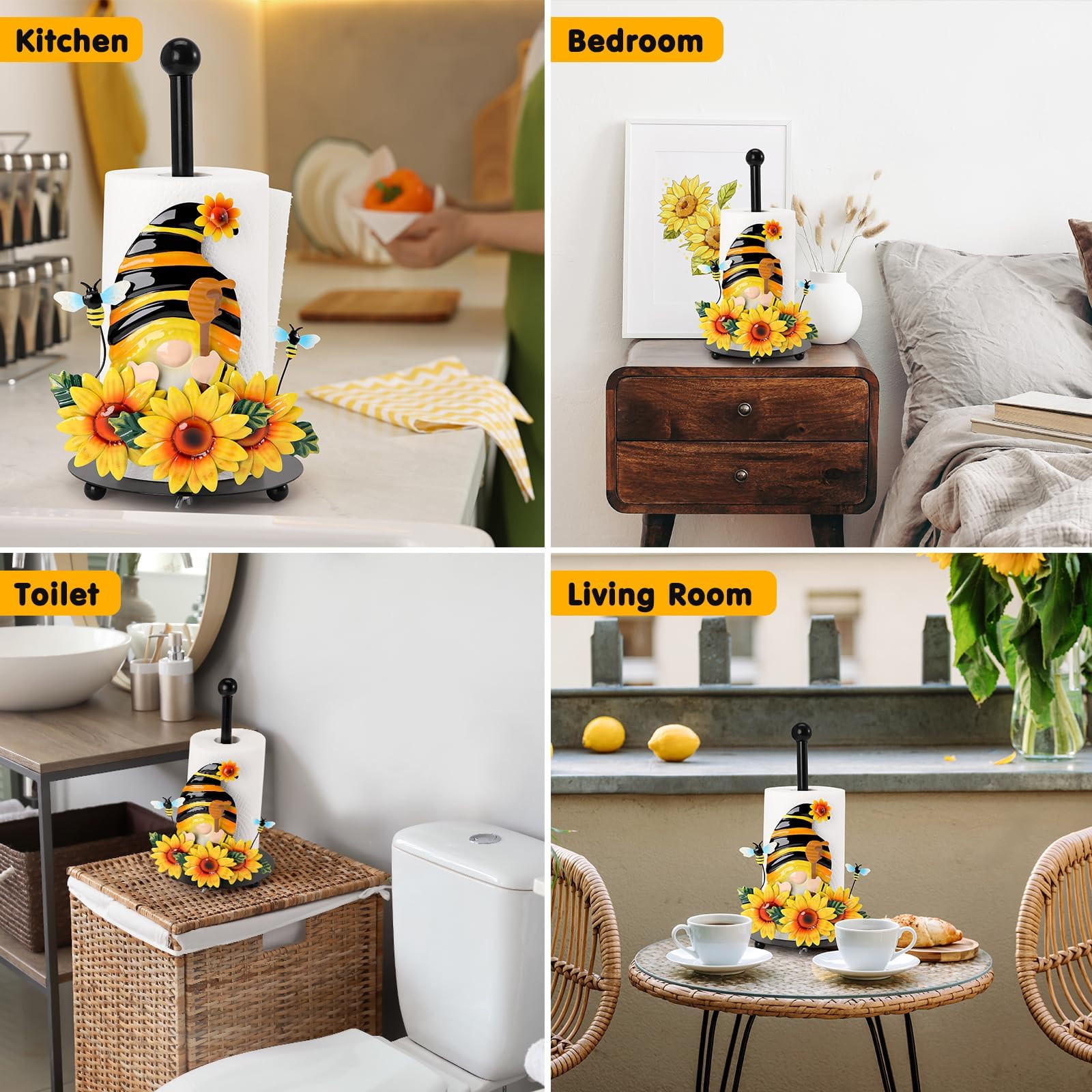 Qmetalart ideal gift for gnome lovers on holidays or housewarmings