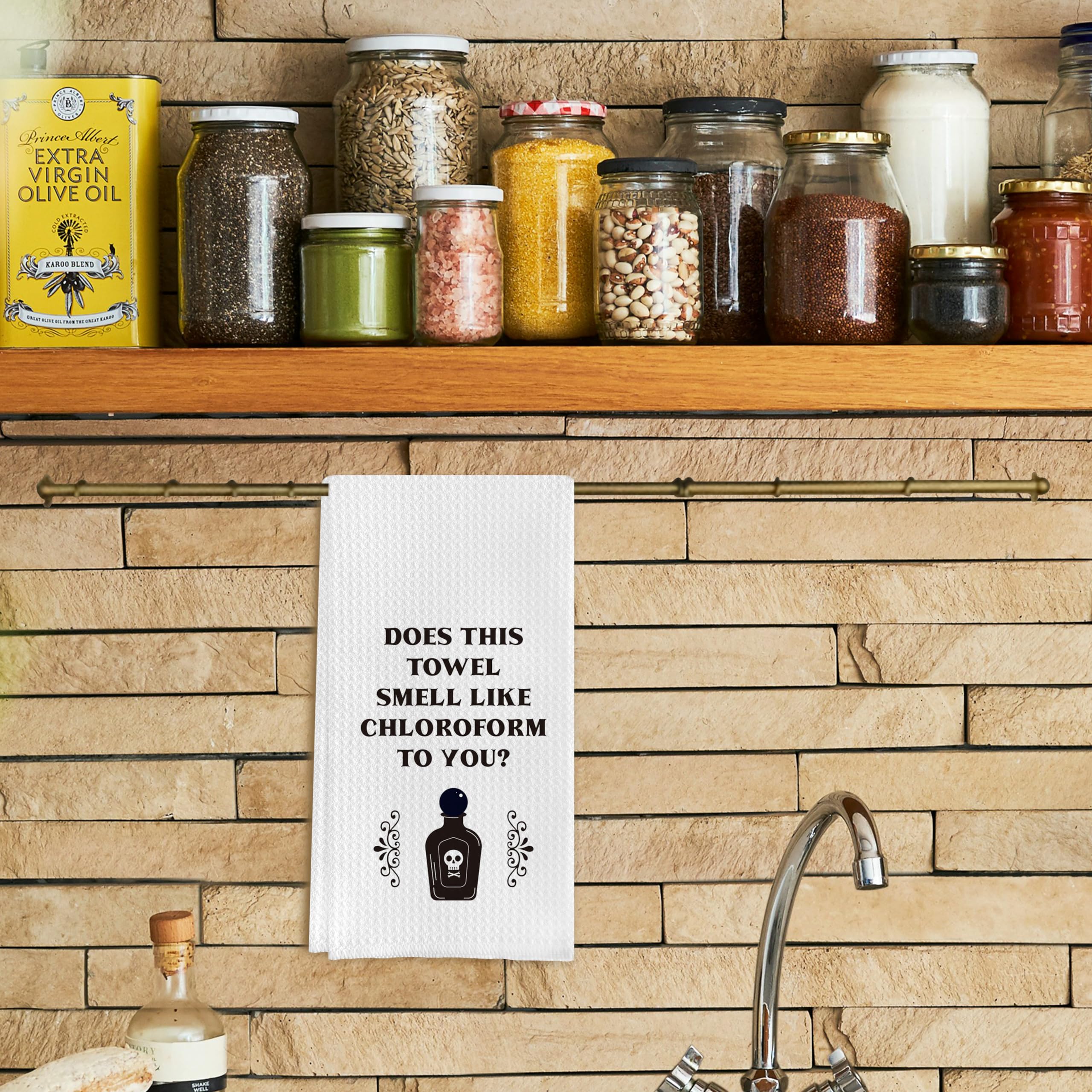 Qpenm 24x16 inch kitchen towel provides ample coverage for drying dishes.