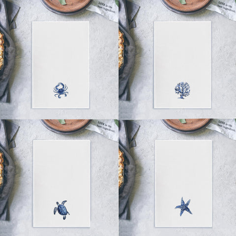 Qpenm starfish design towel brings nautical charm and fast-drying utility.