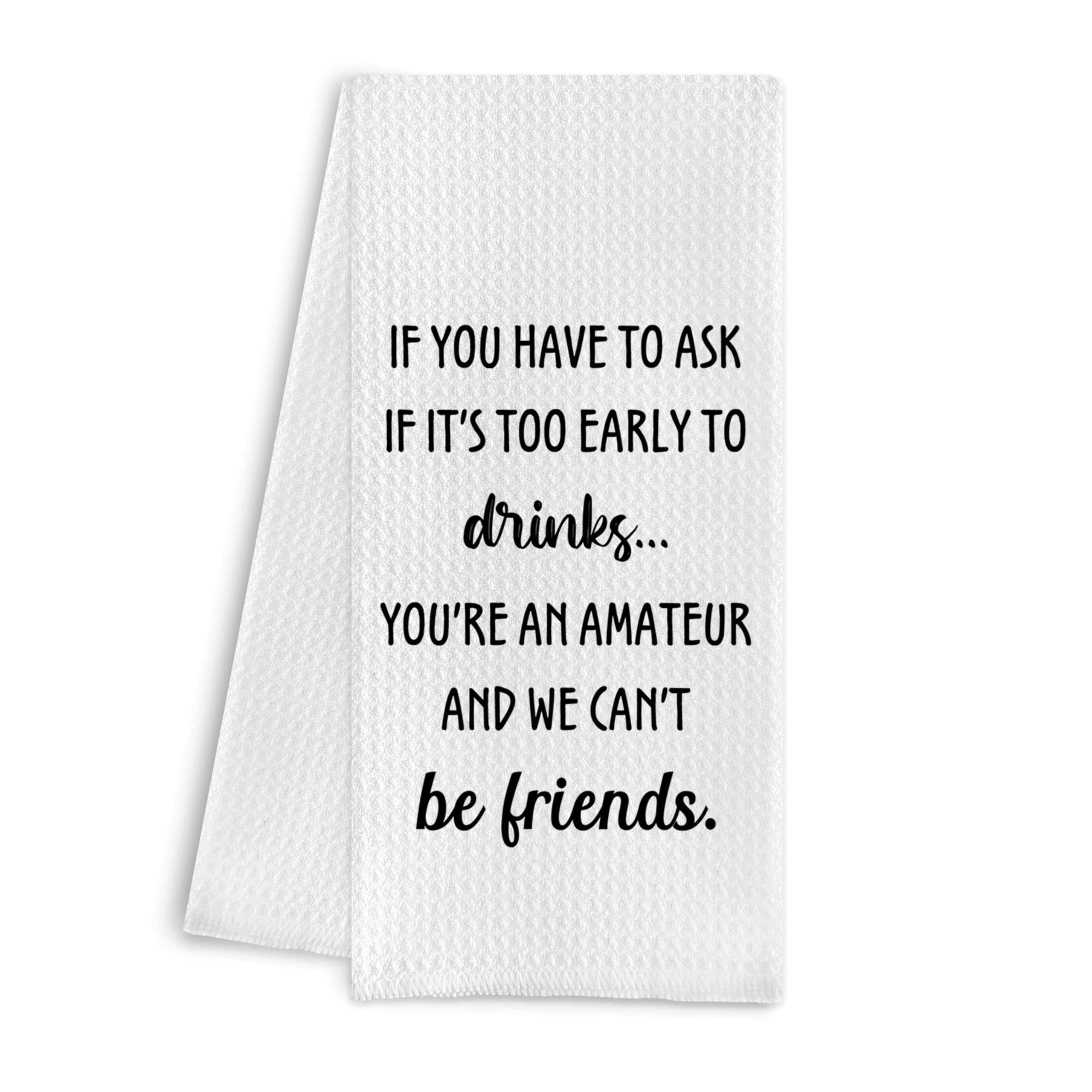 Qpenm funny bar towel in kitchen, absorbent and quick-drying for everyday tasks