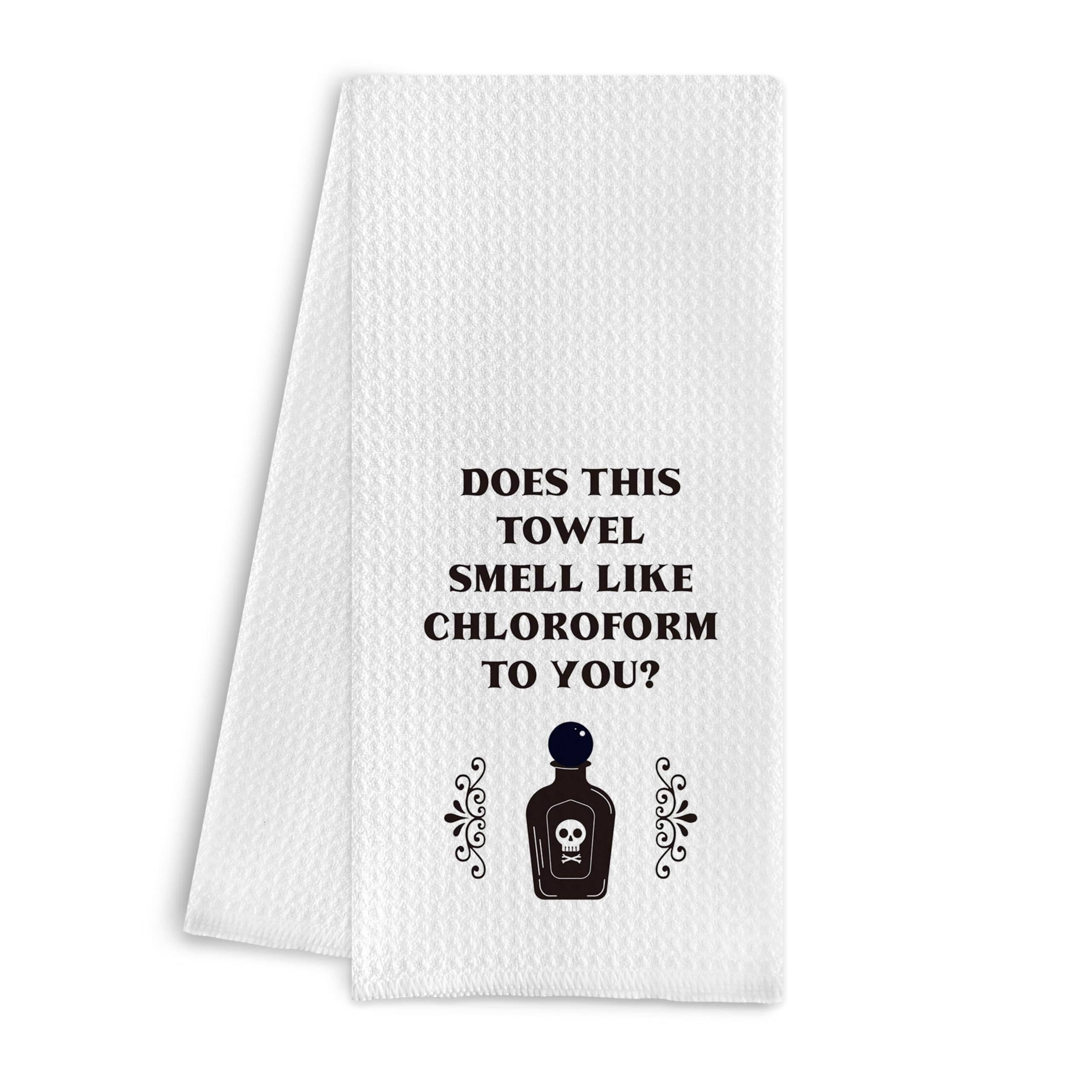 Qpenm honeycomb design dish towel offers durable scrubbing and playful style.
