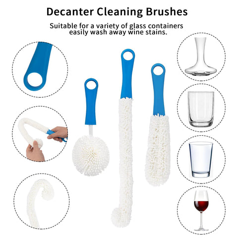 QPIX DIGITAL decanter cleaning beads box targets hard to reach stains