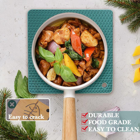 QPIX DIGITAL large heat-resistant trivet for hot pots and pans