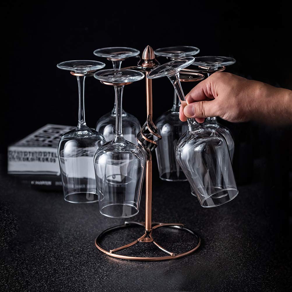 QPIX DIGITAL Bronze detachable-design wine rack for easy storage