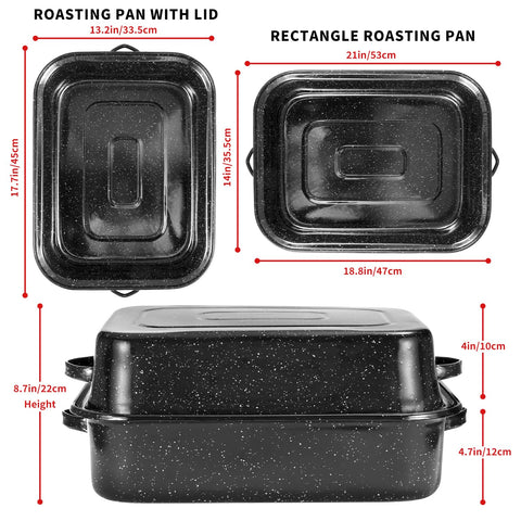 QPMR Enameled Surface ensures quick, even heat distribution for tender results