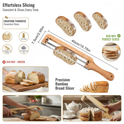 Qtaikong bare metal finish complements modern kitchens and artisanal breads.