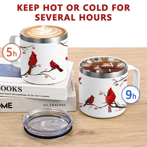 Qtencas Cardinal Gifts for bird lovers; cardinal motif enhances holiday gifting.