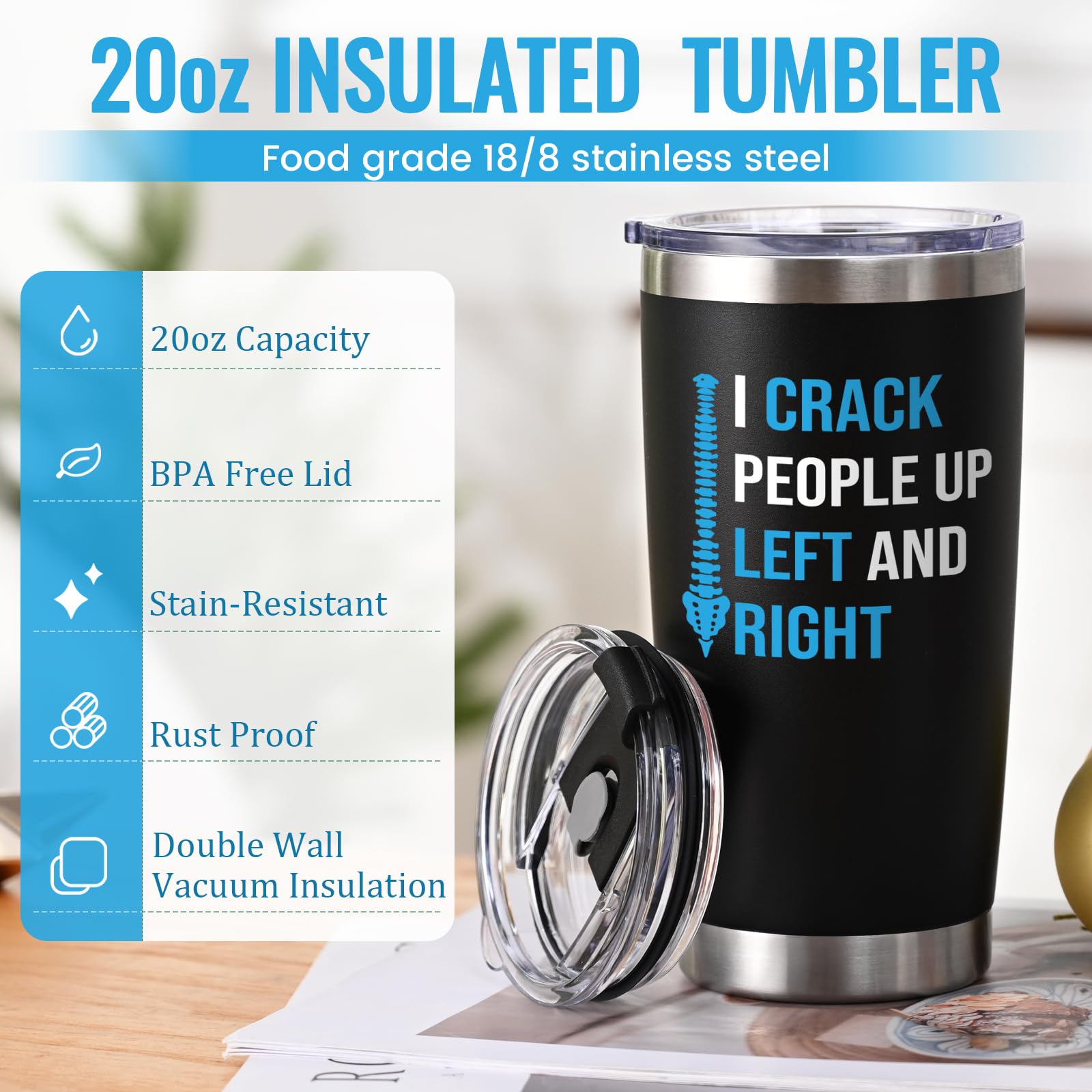 Qtencas tumbler packaging showcases a gift-ready presentation