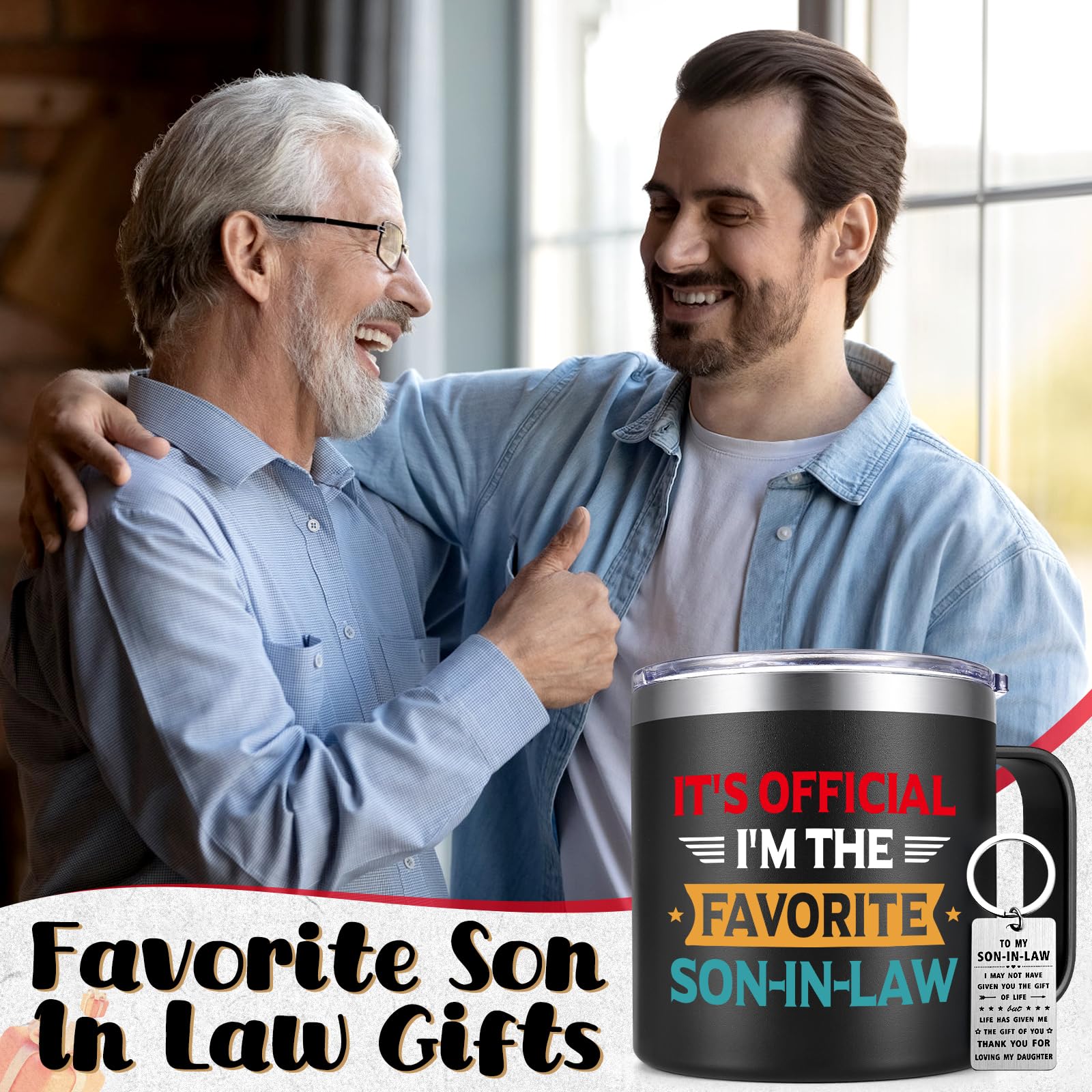 Qtencas son-in-law mug with ergonomic handle for comfortable daily coffee