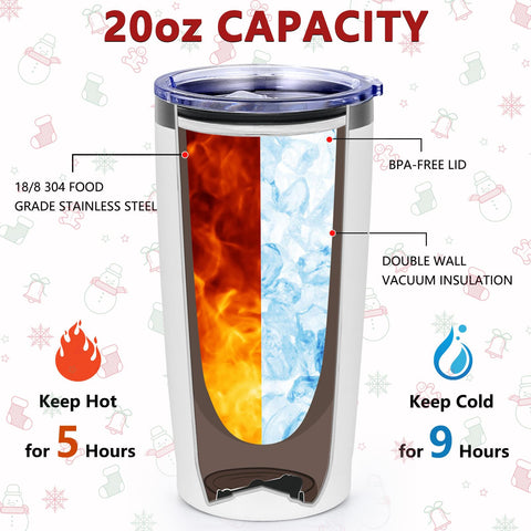 Qtencas Tito's 20oz tumbler is perfect for on the go hydration and everyday use.