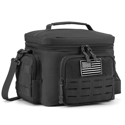QT&QY tactical lunch bag front pocket for quick meal access on the go