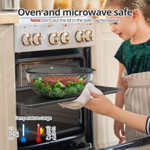 Quald dishwasher-safe mixing bowl for quick cleanup after cooking.