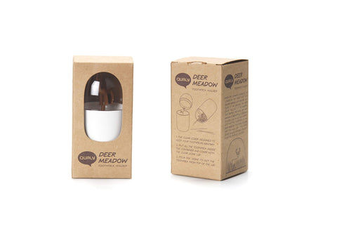 Clear acrylic dome showcases the toothpick display stylishly.