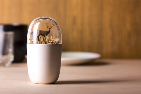 Modern kitchen decor idea adds a functional, chic touch.