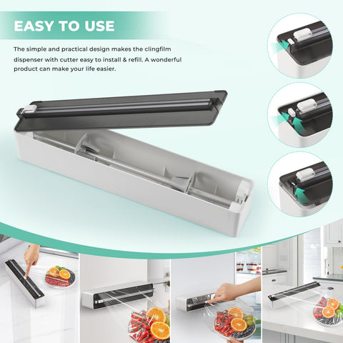 Quasziwa easy-refill process demonstrated for quick restocking.